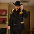 custom black suit