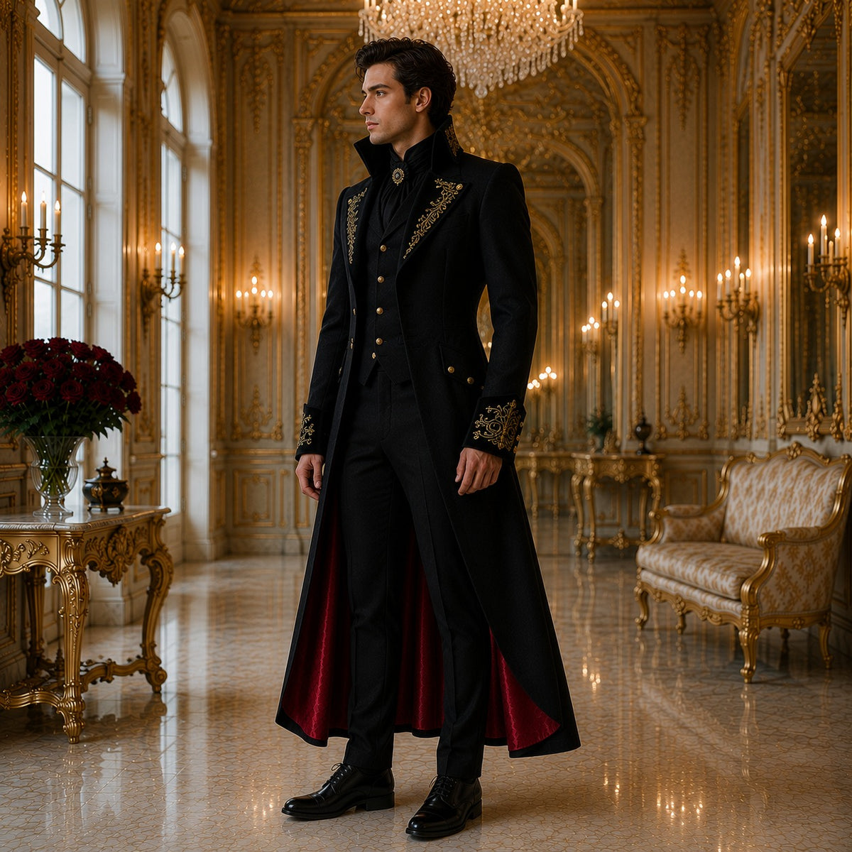 custom royal  men outfit