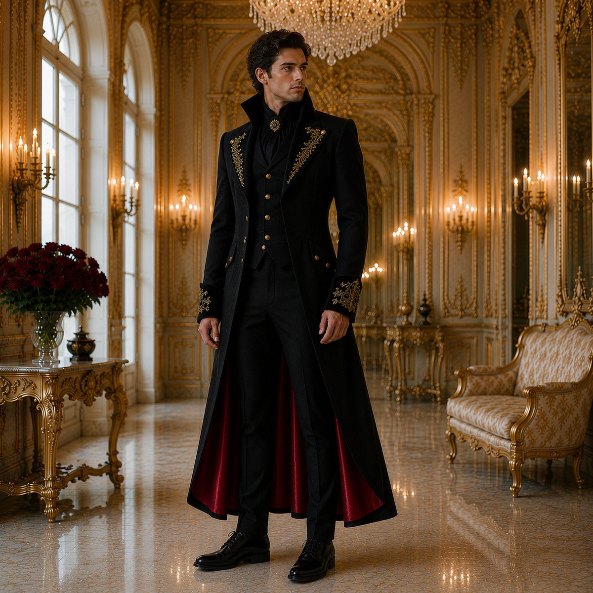 custom royal  men outfit