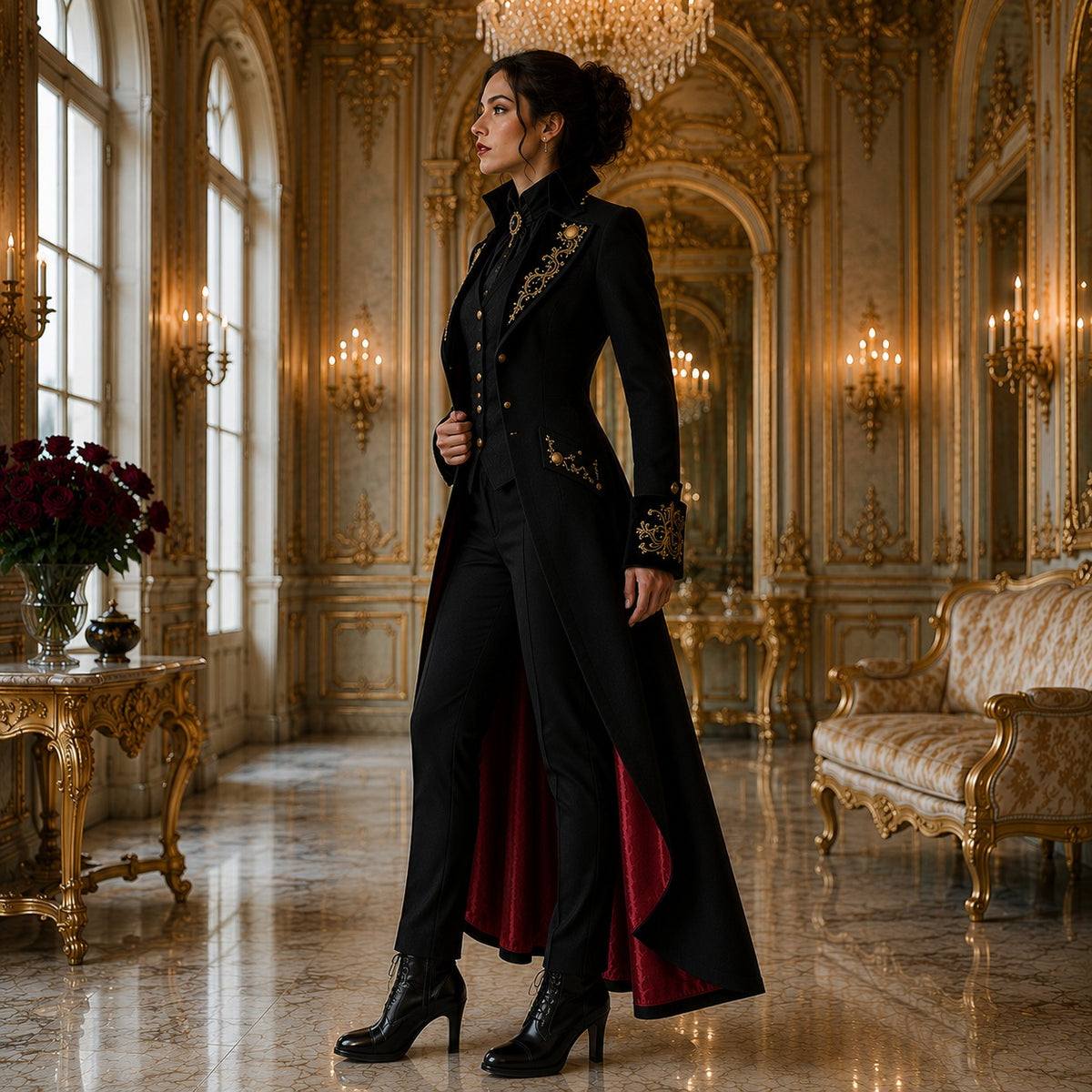 custom royal women outfit