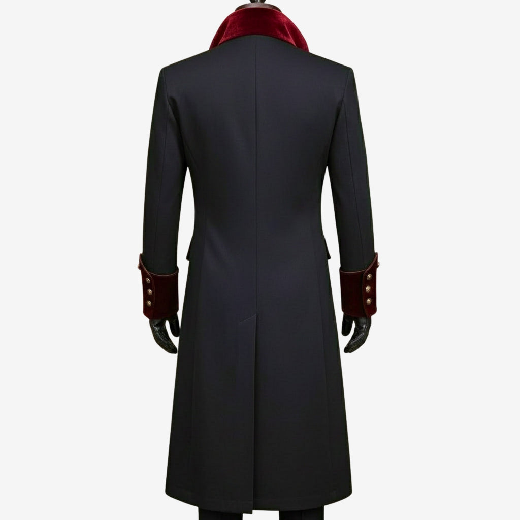 custom  gray & red royal outfit