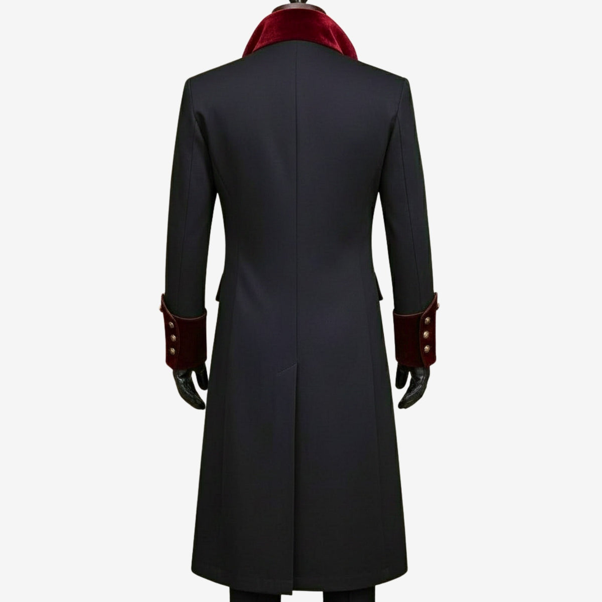 custom  gray & red royal outfit