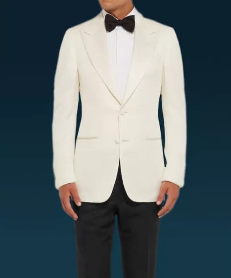 custom white outfit