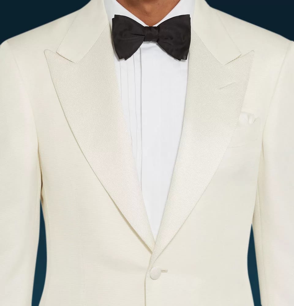 custom white outfit