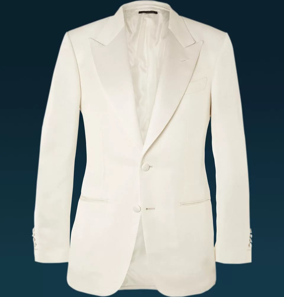 custom white outfit