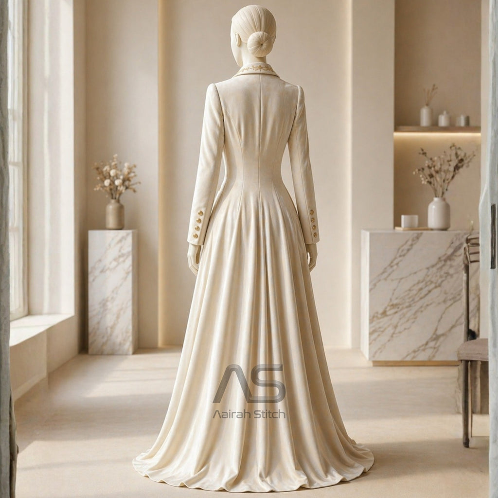 custom women white outfit
