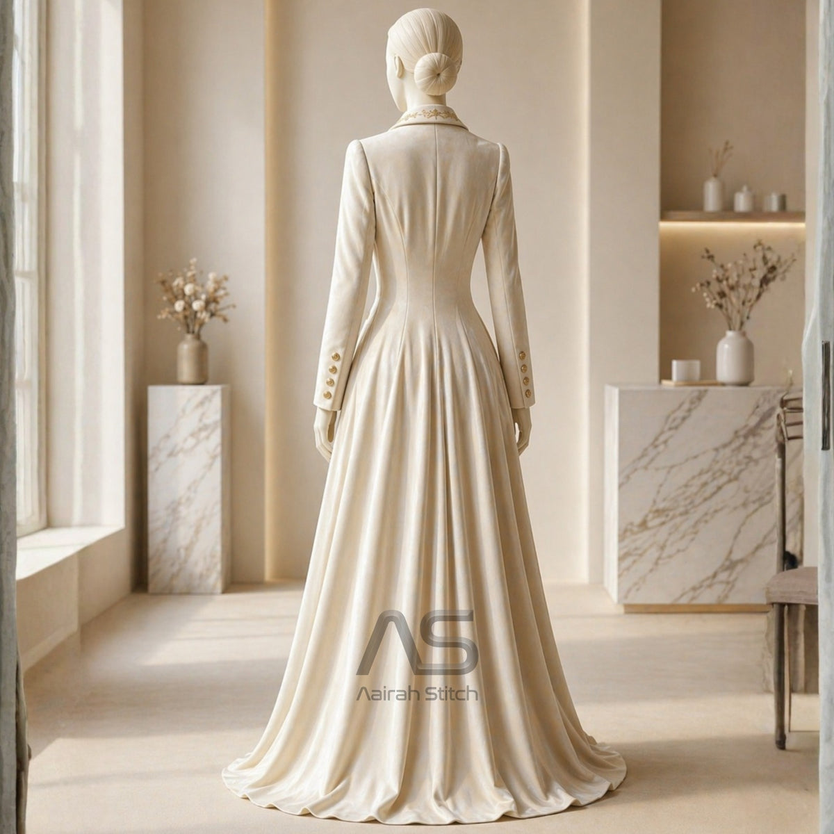 custom women white outfit
